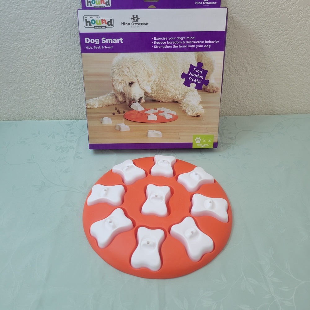 Outward Hound Dog Puzzle Game Toy Nina Ottosson Dog Smart Easy Interactive Treat